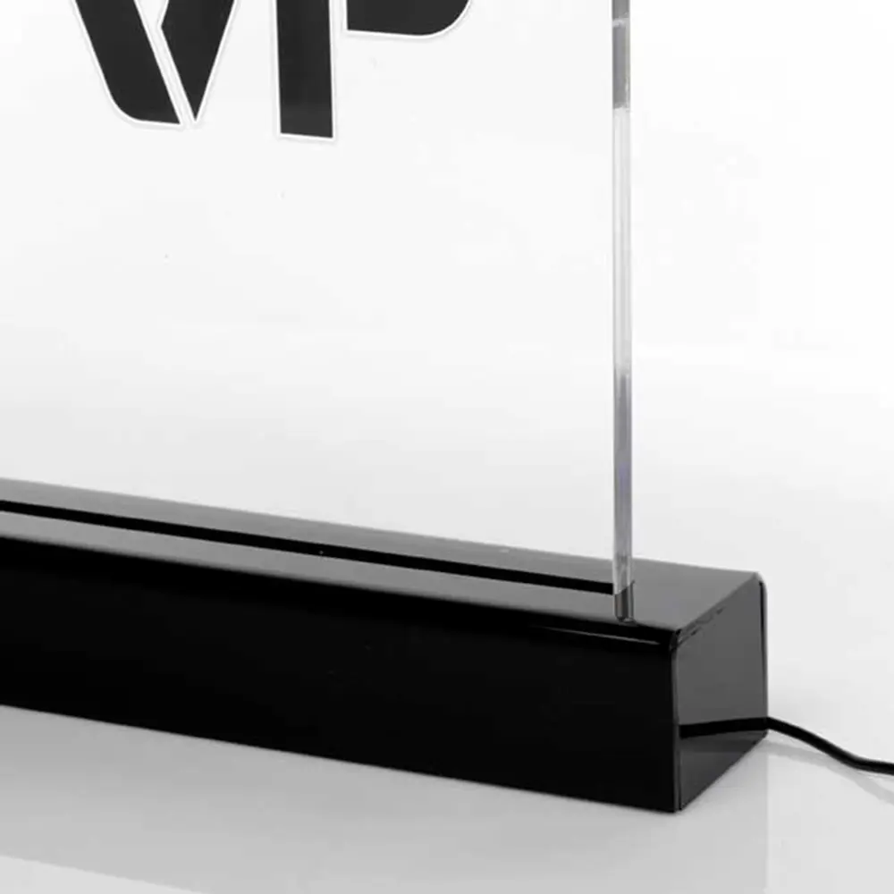 Targa da tavolo luminosa personalizzata - Seven group