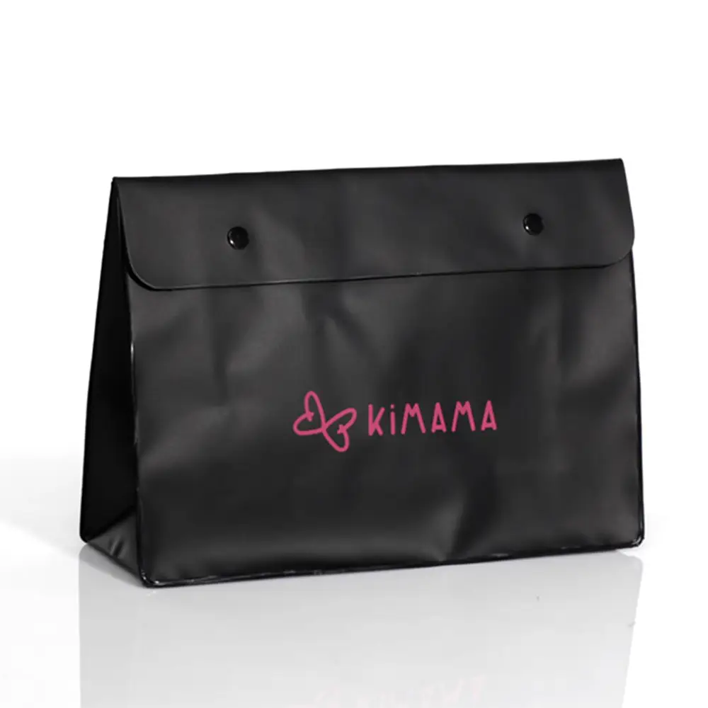 Pochette in PVC nero opaco - Seven Group