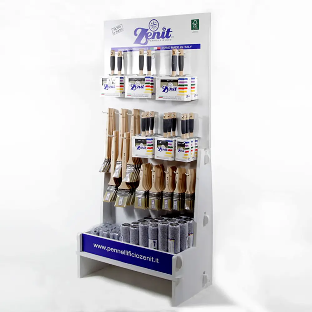 Espositore da terra per negozi in PVC light - Seven Group