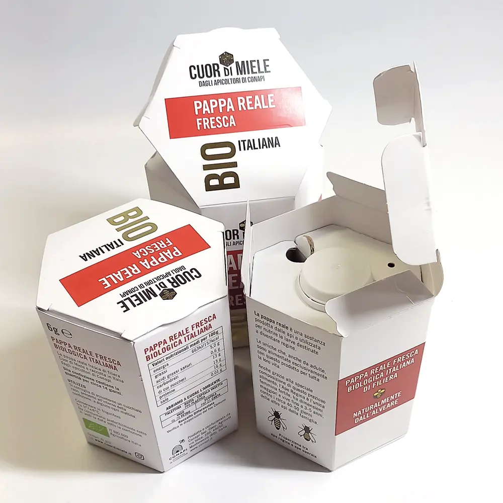 Hexagonal boxes - Seven Group