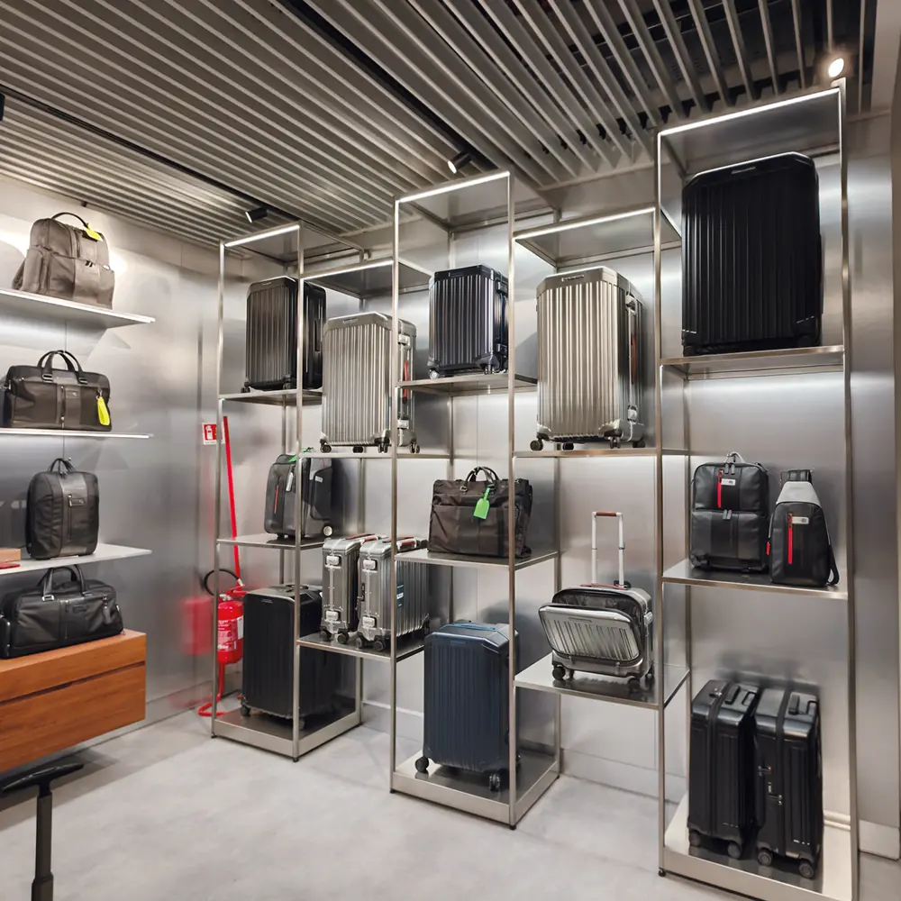 Metal shelving for store aredamento - Seven Group