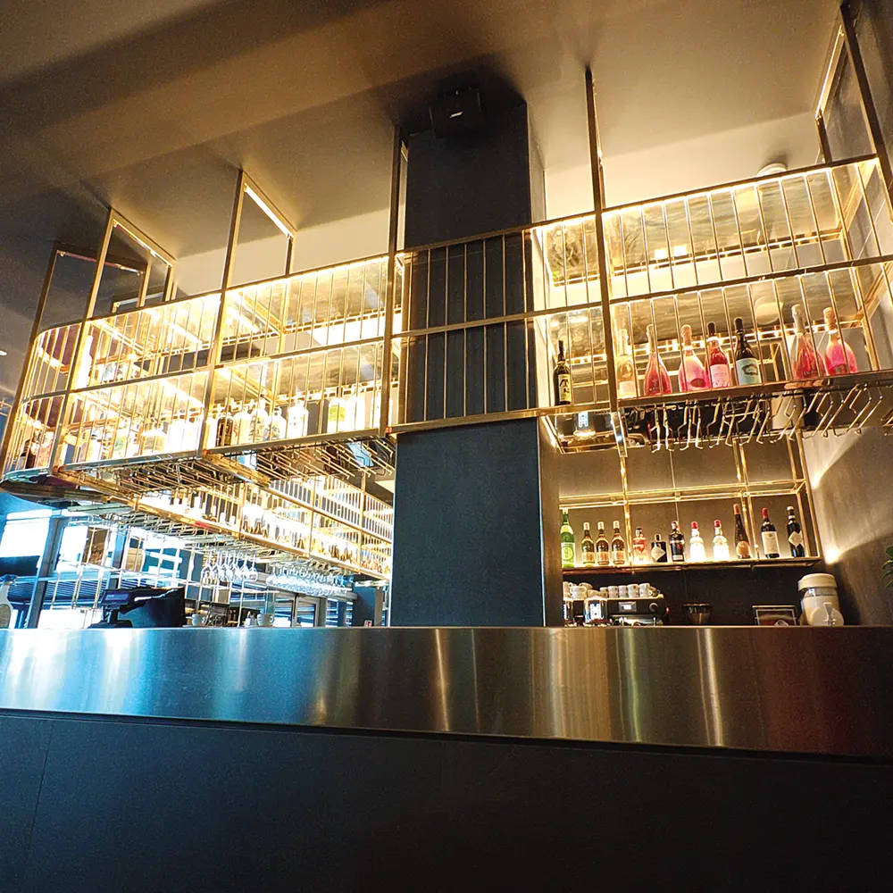 Structure for restaurant interior - Seven Group