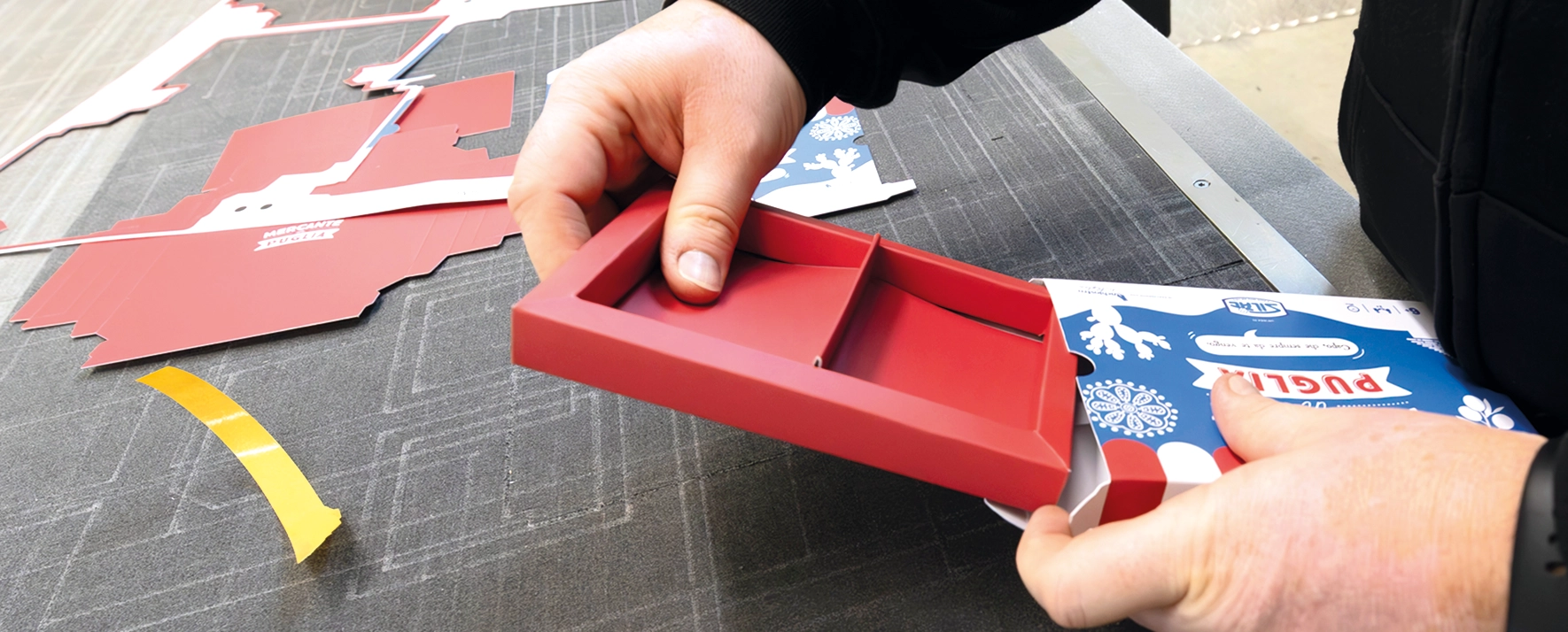 Prototipo scatola a cassetto - Seven Group